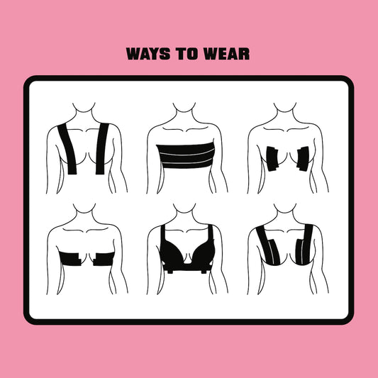 Ways to wear LITCHY Boob Tape