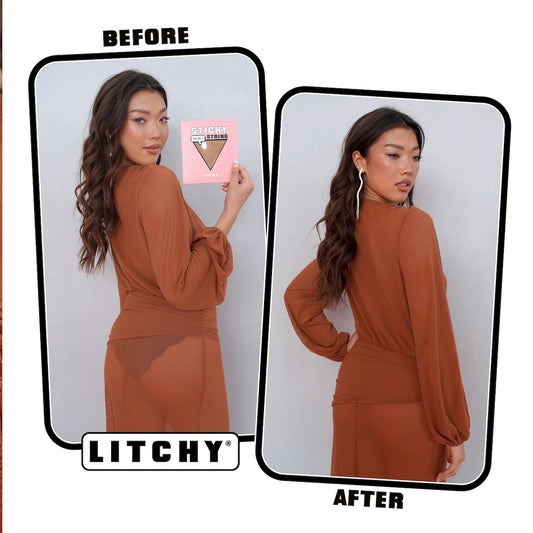 LITCHY Before & After Sticky String