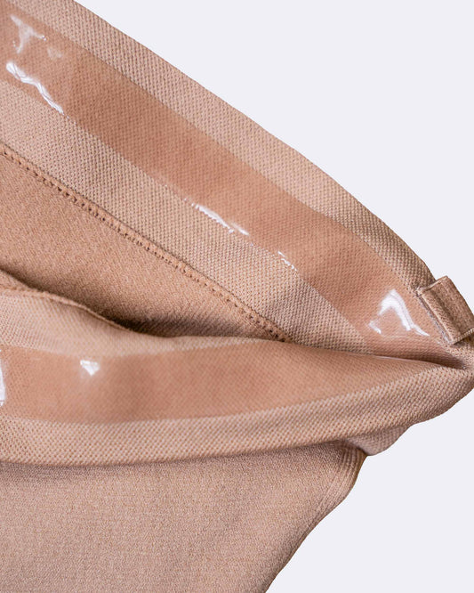Litchy High-Waisted Thong anti-slip rand detail