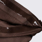 Litchy High-Waisted Short Espresso anti-slip rand detail