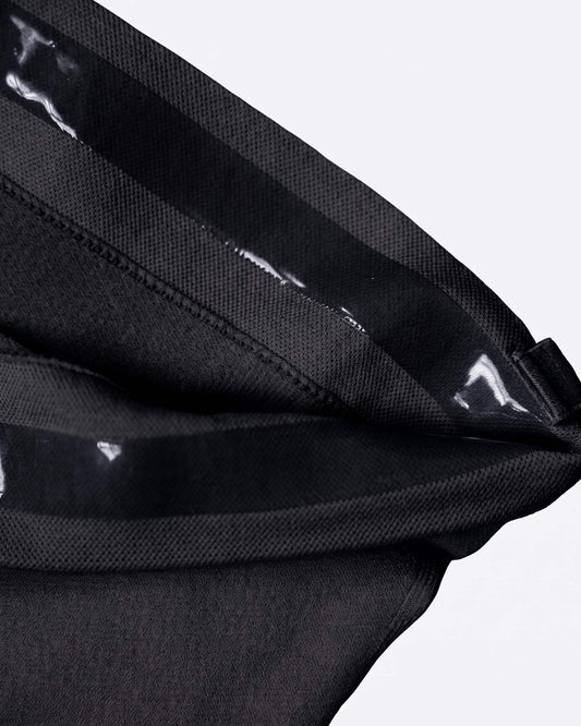 Litchy High-Waisted Short zwart anti-slip rand detail