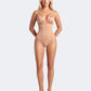 Litchy Core Sculpt High-Waisted Thong in Sandy, corrigerende shapewear met tummy control tot onder de bh