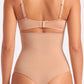 Litchy High-Waisted Thong in Sandy, achteraanzicht met thong-achterkant