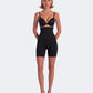 Litchy High-Waisted Short in het zwart, butt lifting shapewear met tummy control en snatched waist