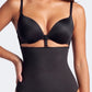Litchy High-Waisted Thong in het zwart met verstelbare bh-bandjes