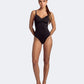 Litchy Thong Bodysuit in het zwart, corrigerende shapewear met tummy control en snatched waist