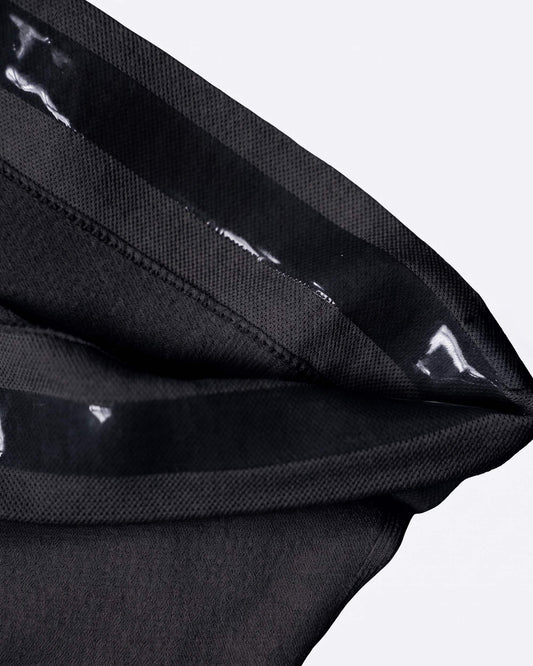 Litchy Mid-Rise Short zwart detail zonder bevestigingslusje